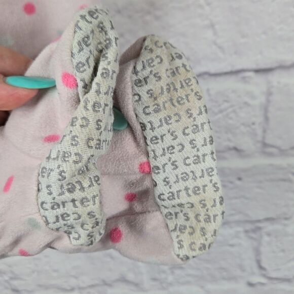 Carter's Baby Girl 12M Sleep & Play Skating Penguin Footie One-Piece Pajama PJs - Picture 5 of 8